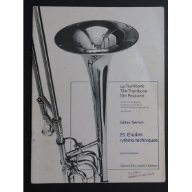 SENON Gilles 25 Etudes Rythmo-techniques Trombone 1979