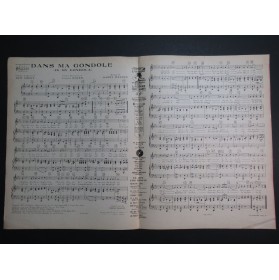 WARREN Harry Dans ma Gondole Chant Piano 1927