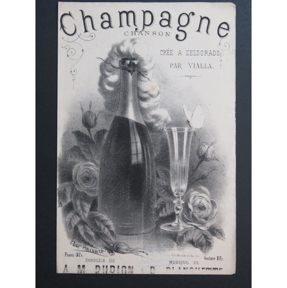 Champagne R. Planquette Chant ca1875