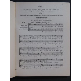 OFFENBACH Jacques La Fille du Tambour Major Opéra Chant 1934