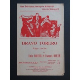 Bravo Torero Paso Doble Emile Bouvier François Martin 1933