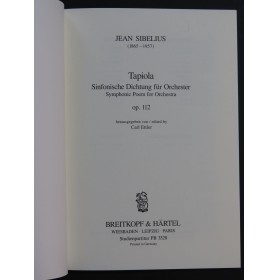SIBELIUS Jean Tapiola op 112 Orchestre 1985