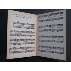 BACH J. S. Une Heure de Musique Chant Piano et Piano solo 1930