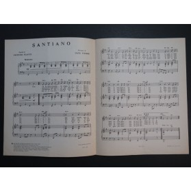 Santiano Hugues Aufray Chant Piano 1961