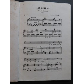 GOUNOD Charles Vingt Mélodies No 1 Chant Piano ca1865