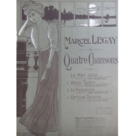 LEGAY Marcel Épreuve Galante Chant Piano 1907