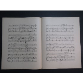 BACHELET Alfred La Chanson des Trois Roses Chant Piano 1927