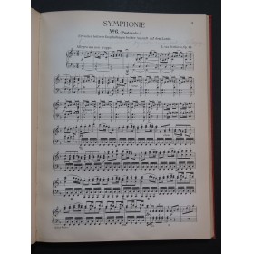 BEETHOVEN Symphonies No 1 à 9 Piano solo XIXe