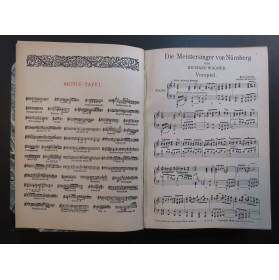 WAGNER Richard Die Meistersinger von Nürnberg Opéra Piano Chant 1903