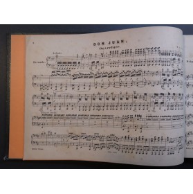 MOZART W. A. Don Juan Opéra Piano 4 mains XIXe