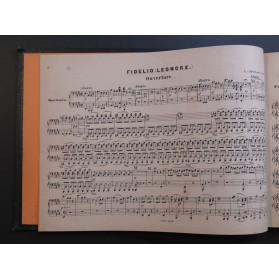 BEETHOVEN Fidelio Leonore Opéra Piano 4 mains XIXe