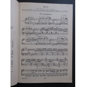 ADAM Adolphe Der Postillon von Lonjumeau Opéra Chant Piano