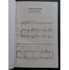 SCHUMANN Robert Mélodies op 79 Chant Piano ca1864