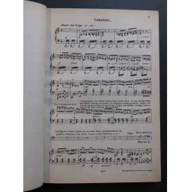 MARSCHNER Heinrich Hans Heiling Opéra Chant Piano ca1878