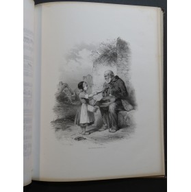 HENRION Paul Album 12 Romances pour Piano Chant 1851