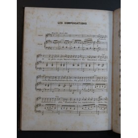 BÉRAT Frédéric Album 10 Pièces Piano Chant 1844