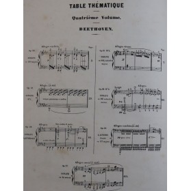 BEETHOVEN Oeuvres Choisies Volume No 4 Sonates difficiles Piano ca1870