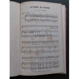 GOUNOD Charles Vingt Mélodies No 4 Chant Piano ca1878