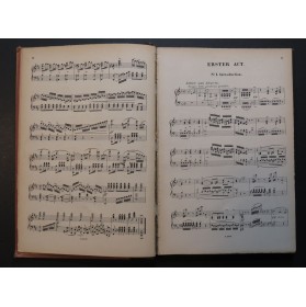WEBER Oberon Opera Chant Piano ca1900