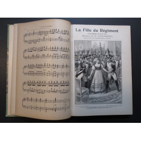 DONIZETTI G. La Fille du Régiment Opéra Chant Piano ca1890