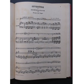 MENDELSSOHN SUPPÉ SCHUBERT Pièces pour Piano Violon XIXe