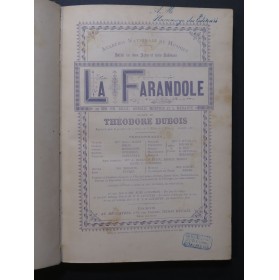 DUBOIS Théodore La Farandole Ballet Piano ca1893