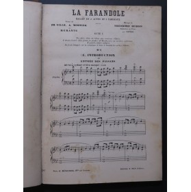DUBOIS Théodore La Farandole Ballet Piano ca1893