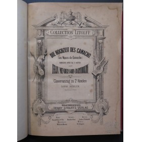MENDELSSOHN Die Hochzeit des Camacho Opéra Piano solo ca1880