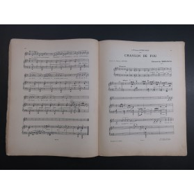 DE MARANGUE Edouard Souvenirs et Reflets 1er Volume Dédicace Chant Piano