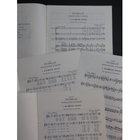 MARTINU Bohuslav Petrklic Chant Violon Alto Piano 1985