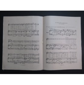 DEPREZ Dom Anselme 4 Cantiques Chant Orgue 1910