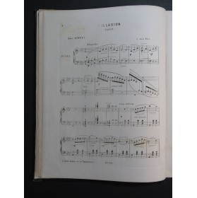 GONIN Léon Dernières Pensées Album Piano ca1860