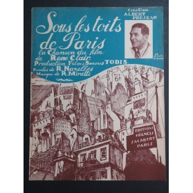 MORETTI Raoul Sous les Toits de Paris Chant Piano 1930