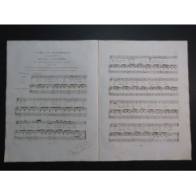 CRESCENTINI Clori la Pastorella Canzonetta Chant Piano ca1820