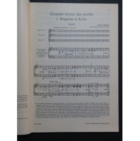 BERLIOZ Hector Requiem Grande Messe des Morts Chant Piano