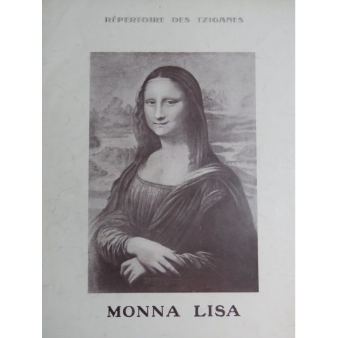 NIGRA J. La Chanson de Monna Lisa Piano 1912