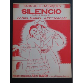 LE PERA GARDEL PETTEROSSI Silencio Chant Piano 1947