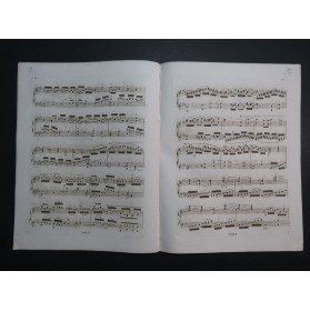 THALBERG S. Fantaisie La Straniera Bellini op 9 Piano ca1840