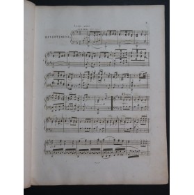 CRAMER J. B. Le Rendez-vous à la Chasse Piano ca1820