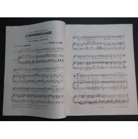 L'ÉPINE Ernest L'Appareillage Chant Piano ca1865