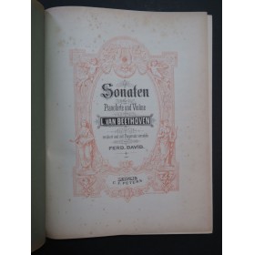 BEETHOVEN Sonaten 10 Sonates pour Violon et Piano