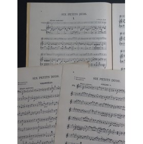 PLEYEL Ignace Six Petits Duos op 8 Piano Violon Violoncelle