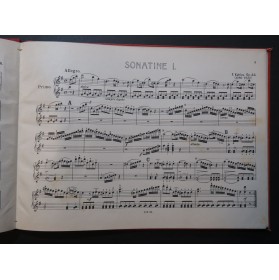 KUHLAU Frédéric Sechs Sonatinen Sonatines Piano 4 mains XIXe
