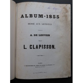CLAPISSON Louis Album Chant Piano 1855