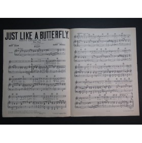 WOODS Harry Just Like A Butterfly Chant Piano 1927