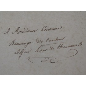 LAIR DE BEAUVAIS Alfred Album Dédicace Chant Piano 1848