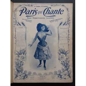 Paris qui chante No 1 à 49 Piano ou Chant Piano 1903