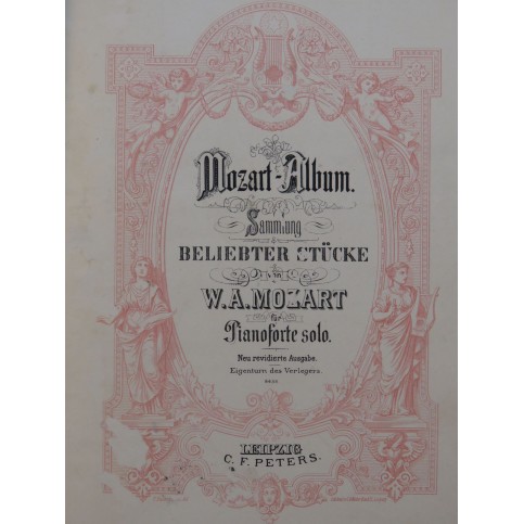 MOZART W. A. Album 12 Pièces Reliure Piano