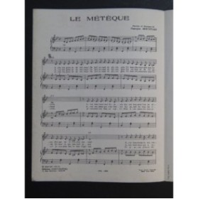 Le Métèque Georges Moustaki Chant Piano 1969