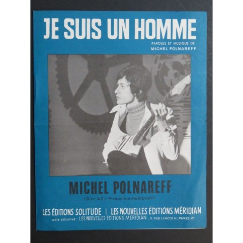 Je suis un Homme Michel Polnareff Chant Piano 1970